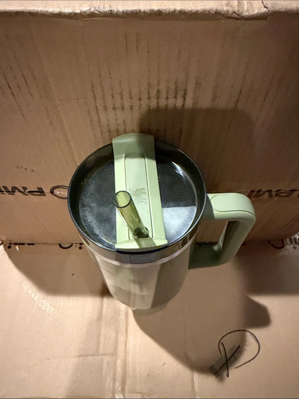 Starbucks Stanley Olive Green Travel Tumbler with Handle
